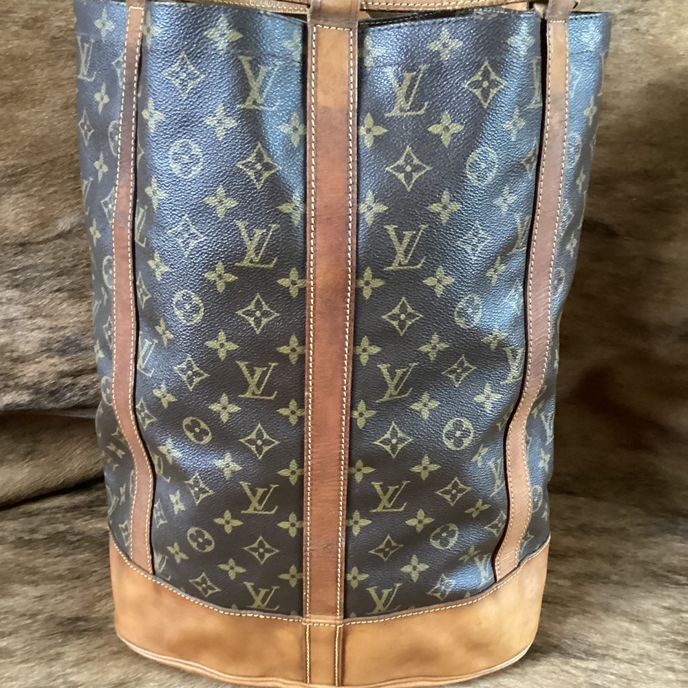 Louis Vuitton Monogram Canvas and Leather Backpack